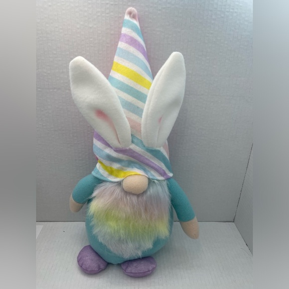 Multicolor Spring/Easter Bunny Gnome - Picture 7 of 11